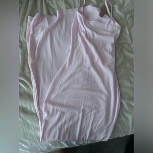 SKIMS Pink Maxi Dress
